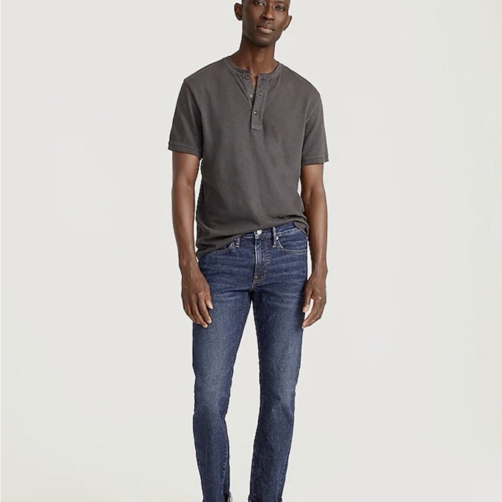 J. Crew Men's Dark Blue Slim Jeans